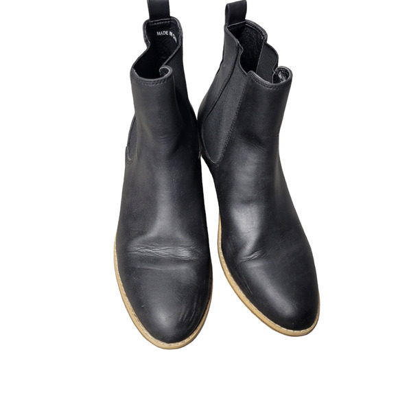 Roolee Faux Leather Ankle Bootie Black Boots Women's US 10 - Picture 6 of 10